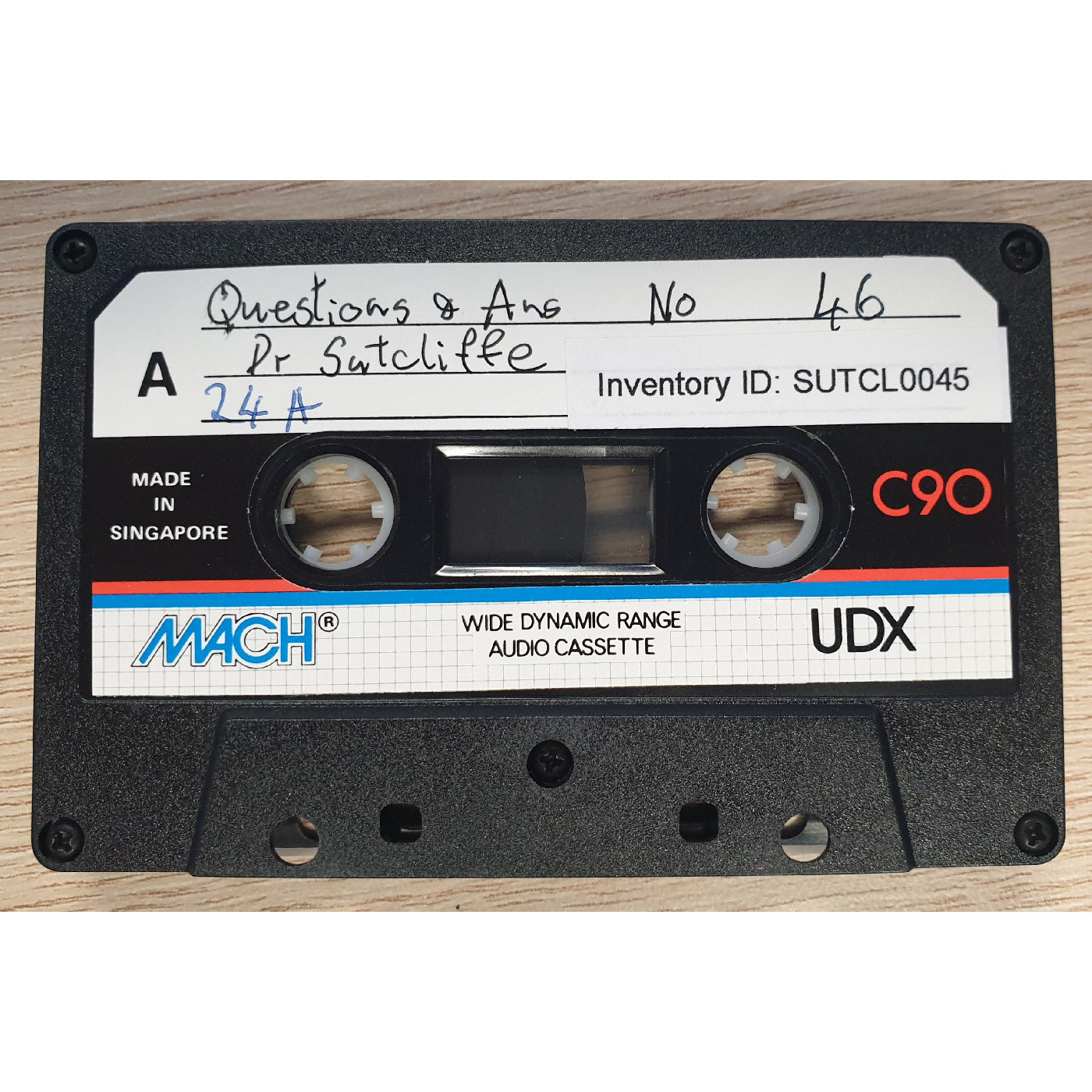 Questions and answers No. 46