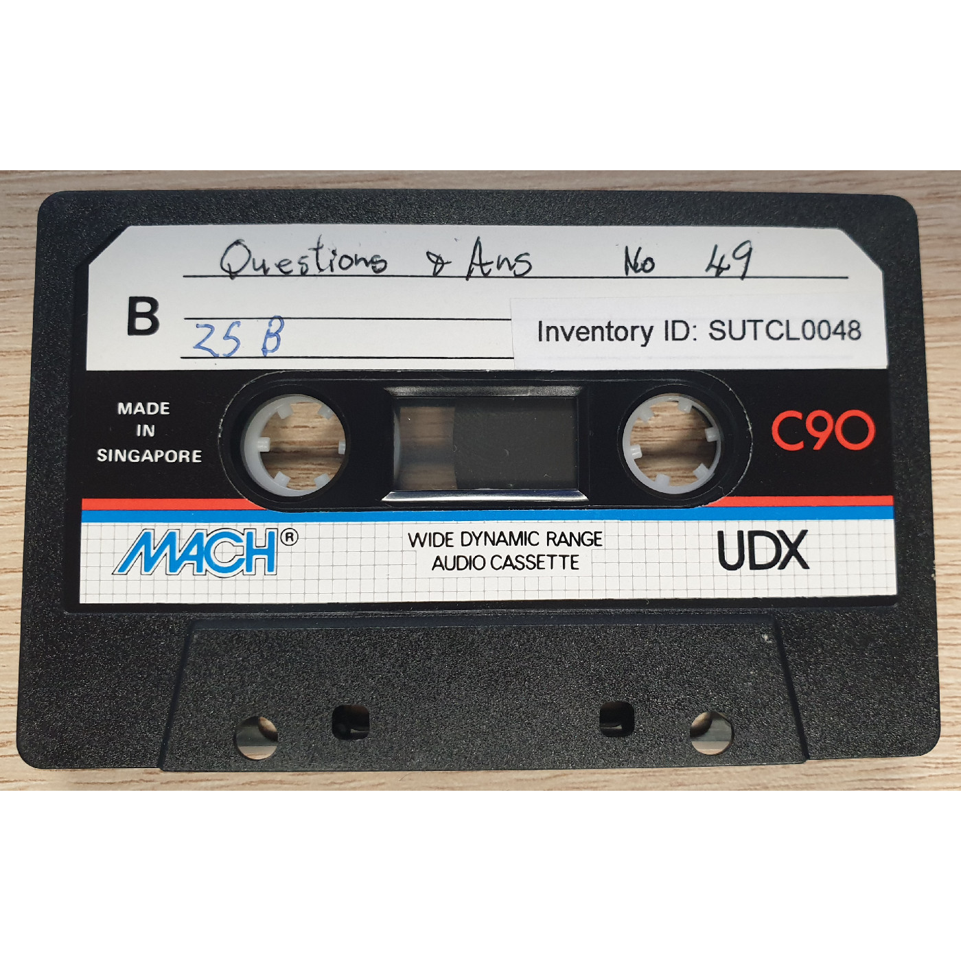 Questions and answers No. 49