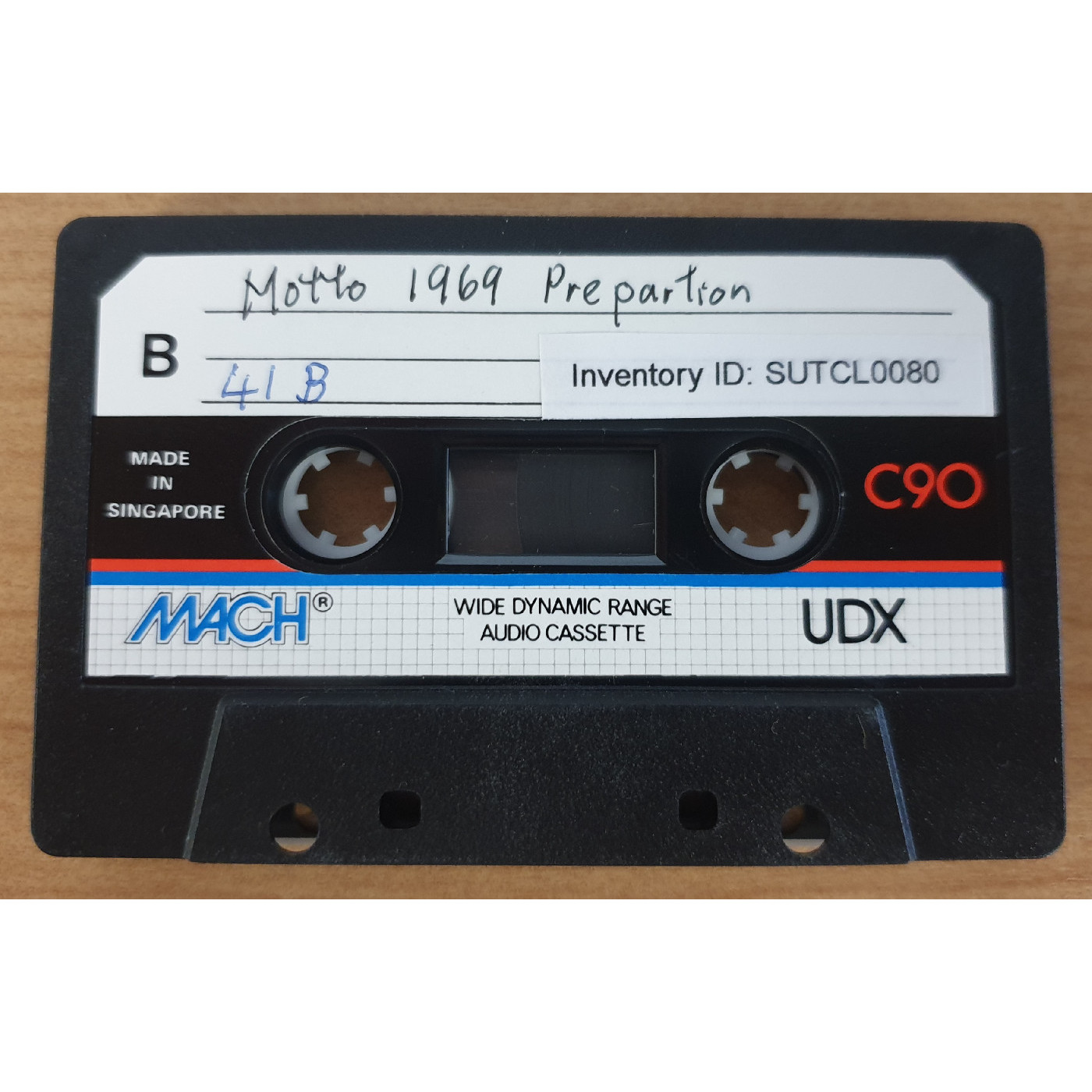 Motto 1969 Preparation