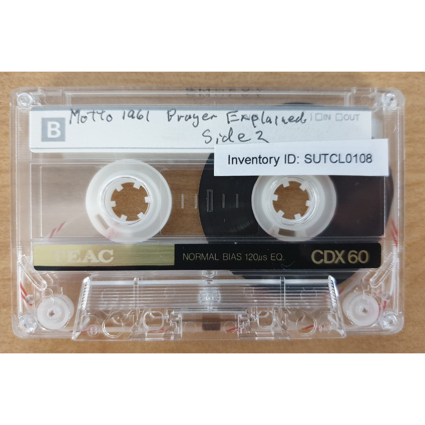 Motto 1961 Prayer Explained [2], 1961 - Access