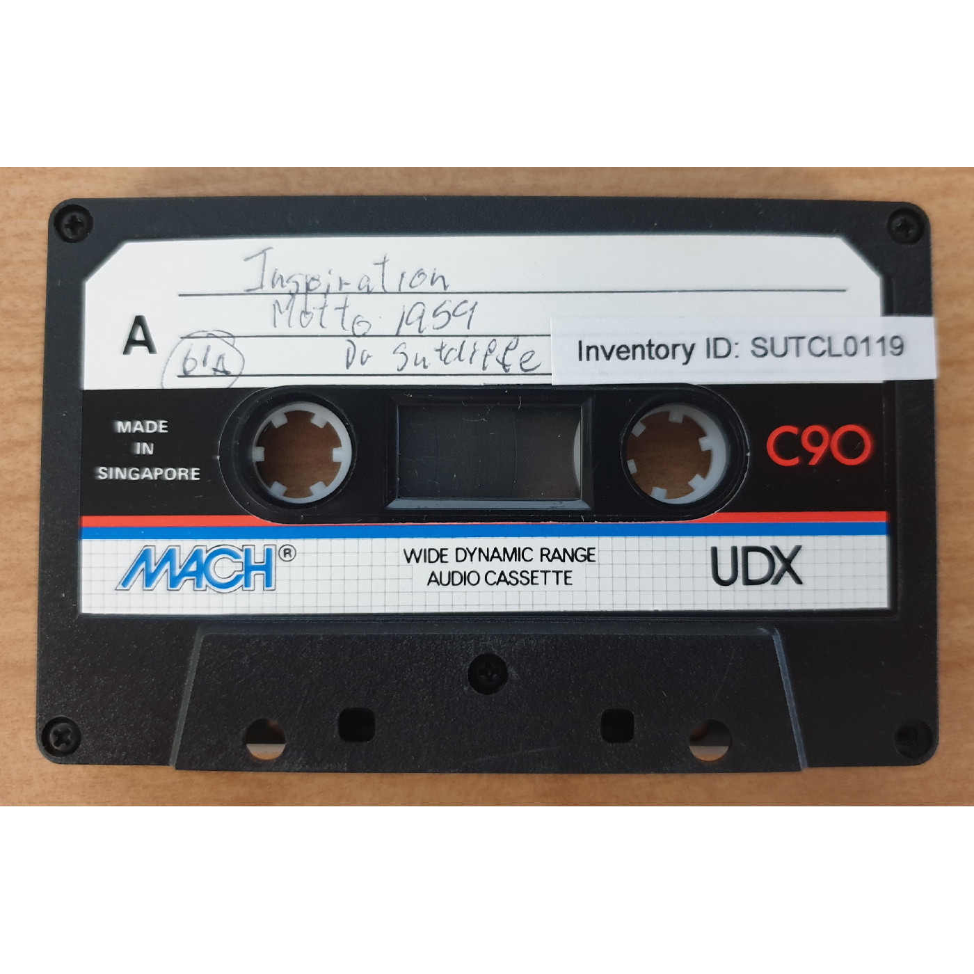 Inspiration. Motto 1959