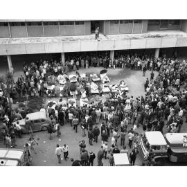 Student Activities - Stunt, Rankine Brown courtyard