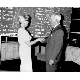 University Functions - Halls of Residence Appeal [Catherine Hunter and Arnold Downer Chairman of the Halls of Residence Foundation]