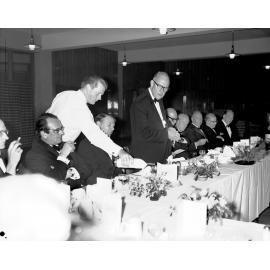 University Functions - Vice-Chancellor's farewell [retirement of J. Williams - Williams standing]