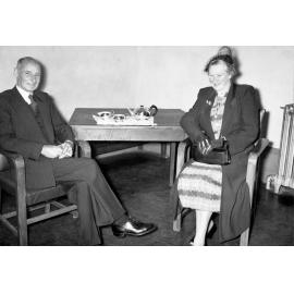 Portraits - Mr Strawbridge, Physics [and wife?]