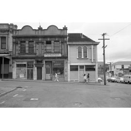 [Corner of Tory Street, with Jessie Street at right, Wellington]