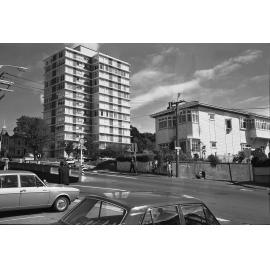 [Herbert Garden's flats and Everton Terrace off The Terrace, Wellington]