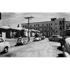 [Houses on Dunlop Terrace, at rear of People's Palace, the Salvation Army Hotel]