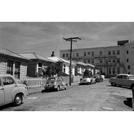 [Houses on Dunlop Terrace, at rear of People's Palace, the Salvation Army Hotel]