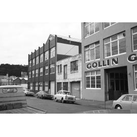 [Looking down College Street, off Tory Street, Wellington]