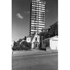 [Old Plimmer home and Jellicoe Towers, The Terrace, Wellington]