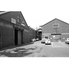 [Unidentified street, Kent Terrace area, Te Aro, Wellington. Off Tory Street?]