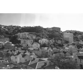 [View from roof of Dental Clinic, Willis Street, Wellington, looking towards The Terrace]