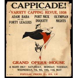 Cappicade! Varsity Capping Revue 1938. Adam Baba and the Forty Leagues. Port Nick Iniquity. Olympian Nights