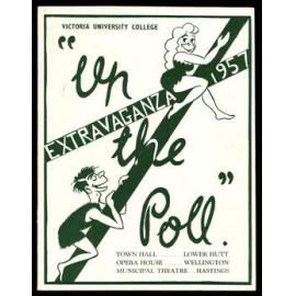 Front cover of 'Up the Poll' programme, 1957
