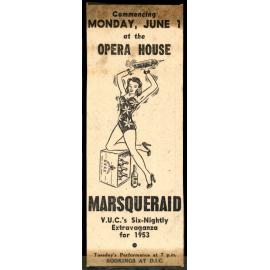 Newspaper clipping - Marsqueraid, 1953