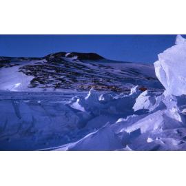 Scott Base from the Pressure Ridges looking Northwest