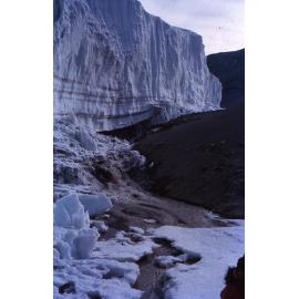 North side of Taylor Glacier showing stream