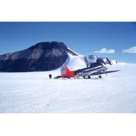 Plane on the ice