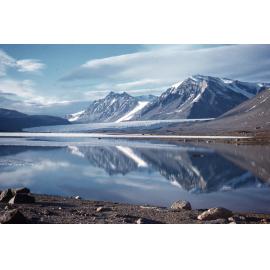 Taylor Valley lake reflections
