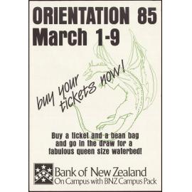 Orientation '85 March 1-9.