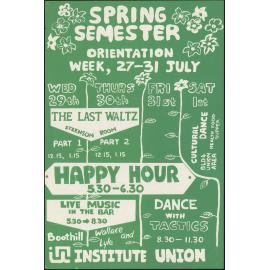 New South Wales Institute of Technology Spring Semester Orientation week, 27-31 July