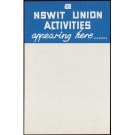 New South Wales Institute of Technology Union Activities