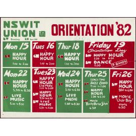 New South Wales Institute of Technology Union Orientation '82 
