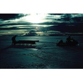 Sledging on Skelton Neve