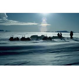 Sastrugi on Skelton Neve