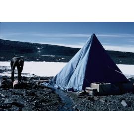 ‘Flooded’ campsite, dry valleys