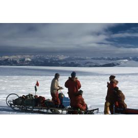 Looking east from Pyramid toward dry valleys