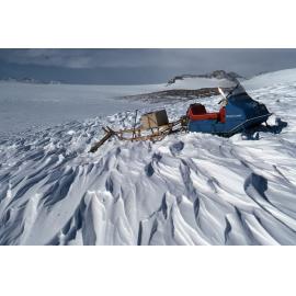 Toboggan and sastrugii