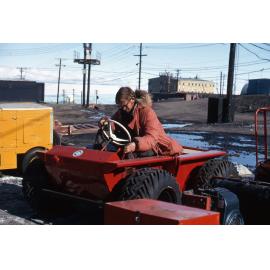 Rick Allis with ATV at McMurdo
