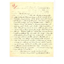 Letter from John Cawte Beaglehole to his Mother, 17 November, 1927