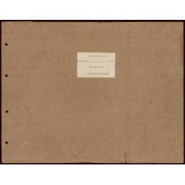 'Up the Poll' production script, 1957