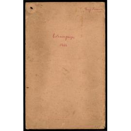 'The Happy Squanderer' script, 1955