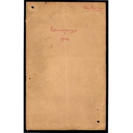 'The Seven Year Switch or Thanks for the Misery' script, 1956