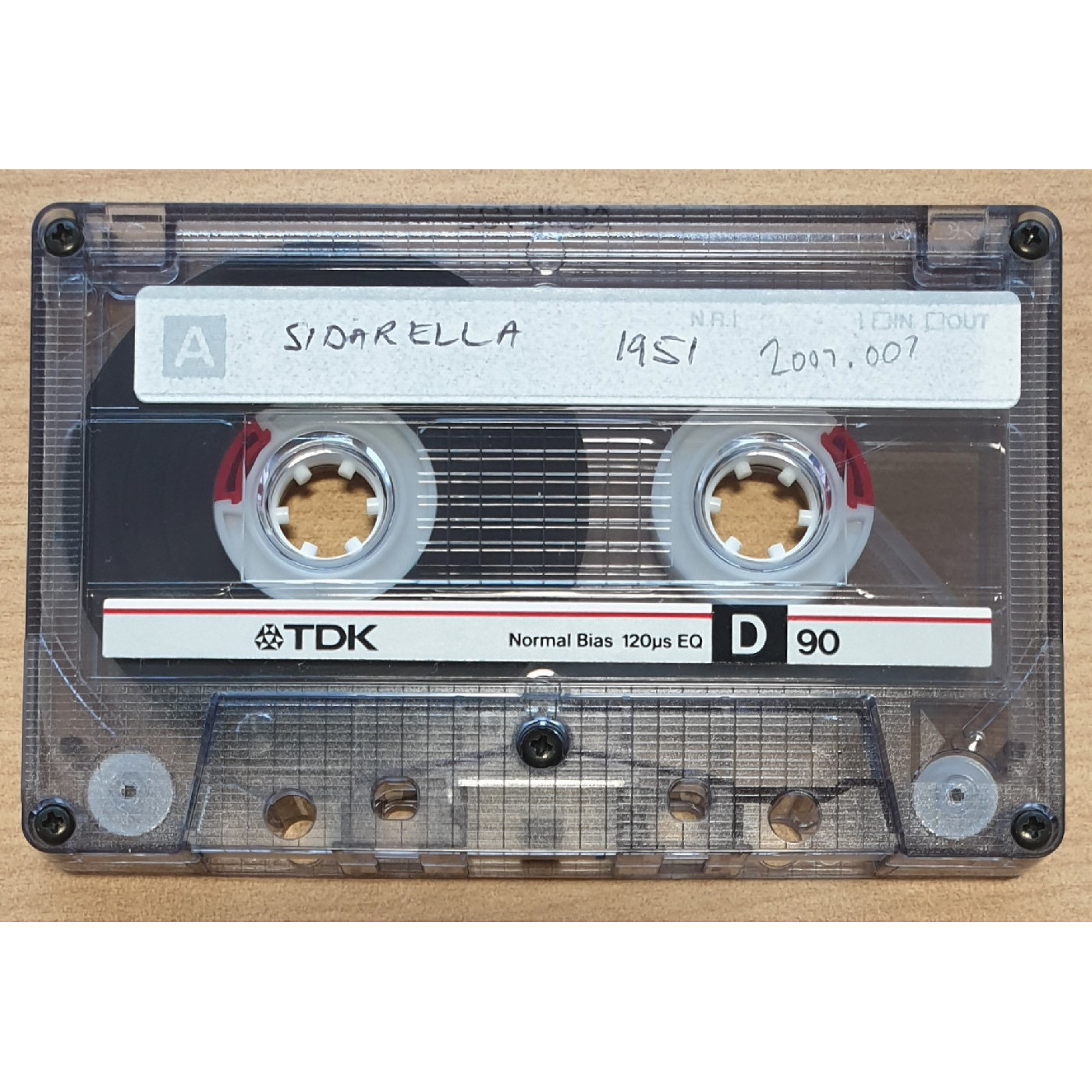 'Sidarella' audio recording 1951