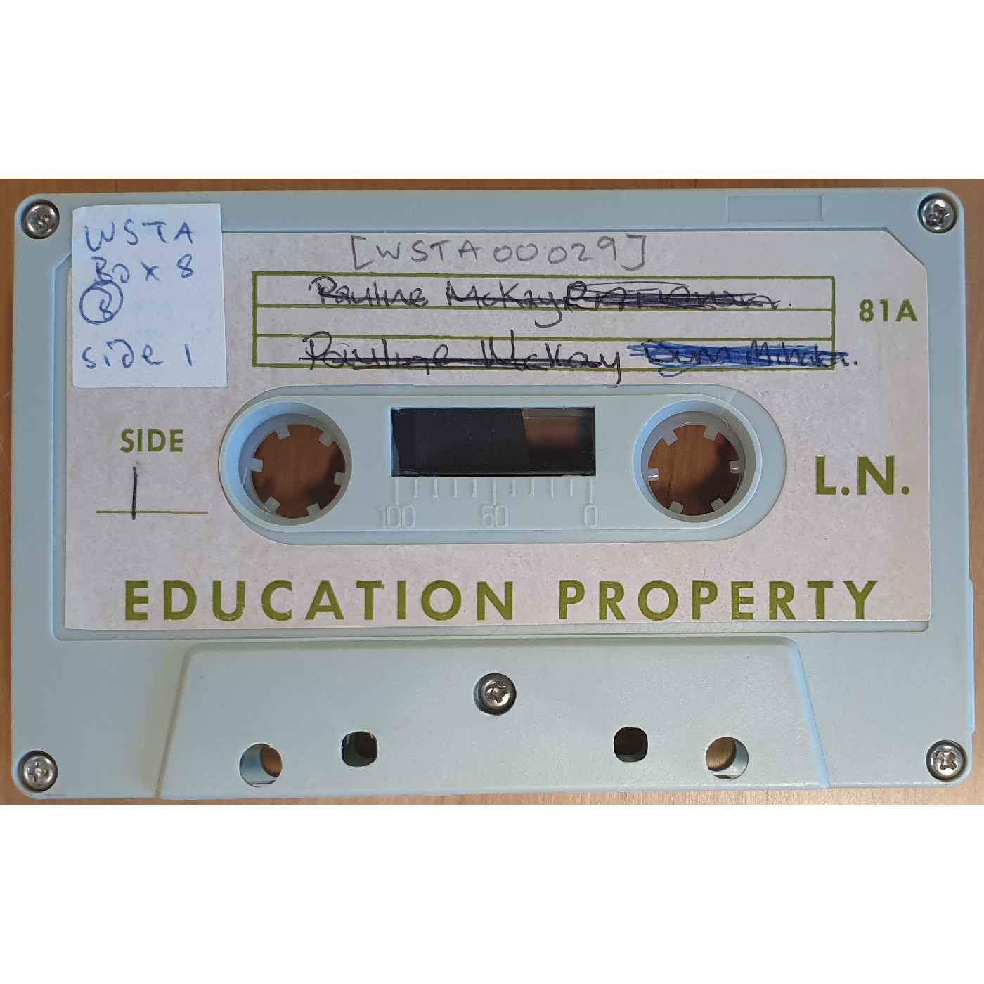 [Interviews with Pauline McKay, 1981 Chairperson of HART, and Dixon Chapman, youth worker]