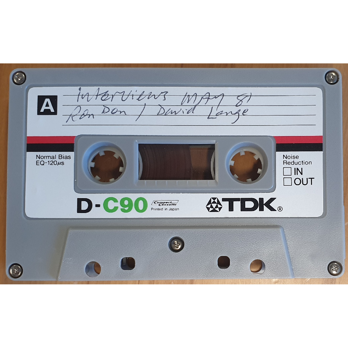 Interviews May 81, Ron Don / David Lange