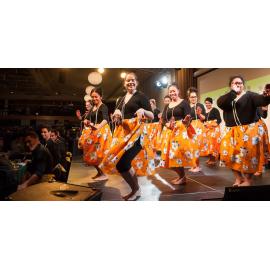 Student dance performance at Akamai XIV