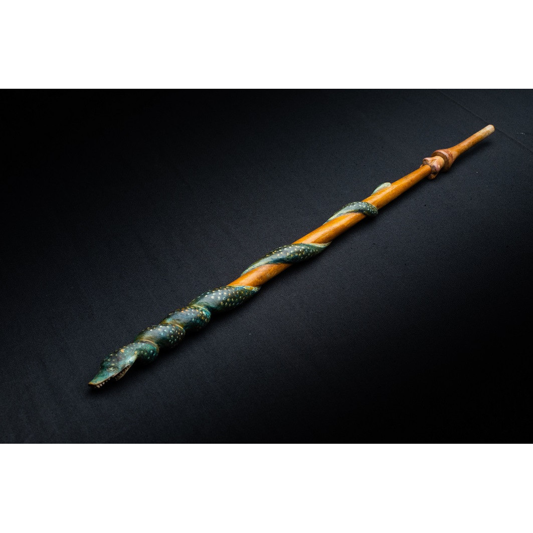 Carved Snake Stick