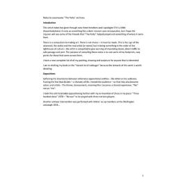 Notes to accompany 'The Party' archives