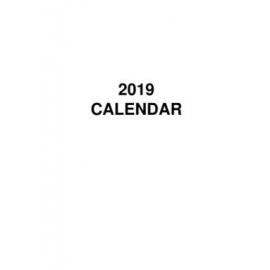 Calendar 2019