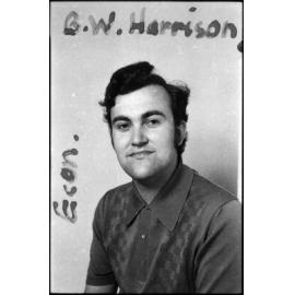 Mr. B. W. Harrison, Economics [B. W. Harrison, Econ.]