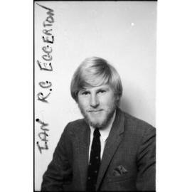 I. R. C. Eggleton, ex. Acct. [Ian R. G. Eggerton]