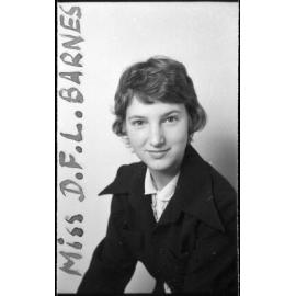 Miss D. F. L. Barnes, English [Miss D. F. L. Barnes]