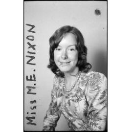 Miss M. E. Nixon, Law [Miss M. E. Nixon]