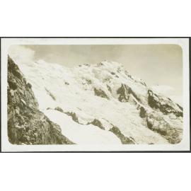 Mt Hardinger (right) and Grey Peak from Haast Hut